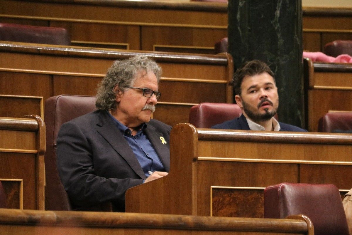 Joan Tardà i Gabriel Rufián, al Congrés dels Diputats