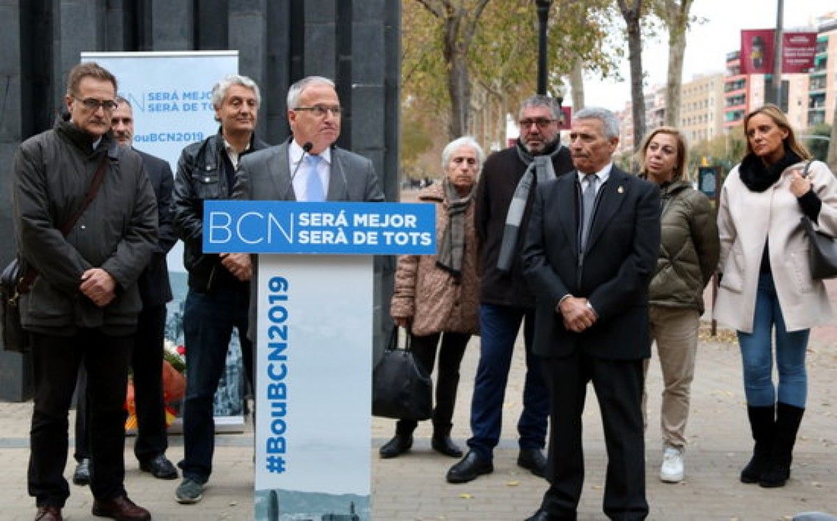 Josep Bou en la presentació de la seva candidatura.