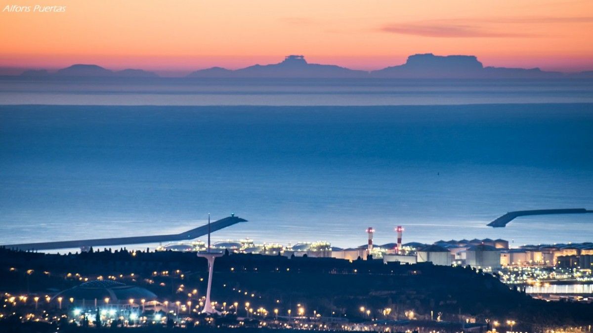 L'illa de Mallorca, vista des de Barcelona