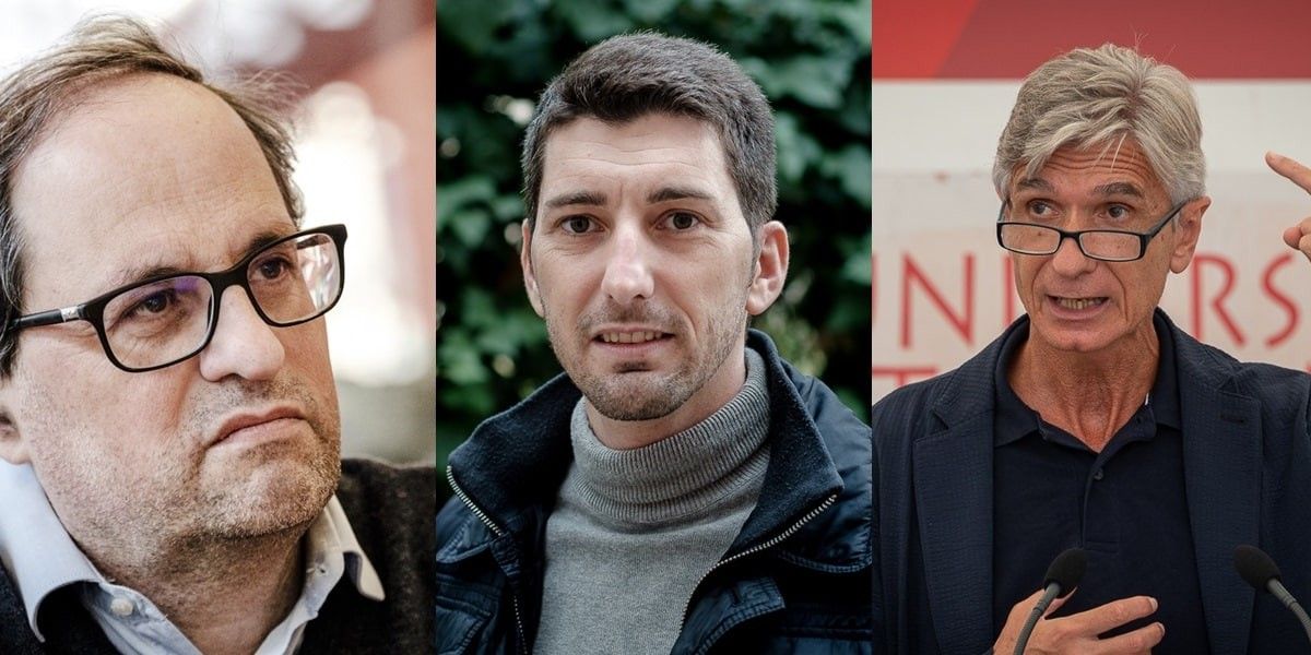 Quim Torra, Oriol Mitjà i Josep Maria Argimon.