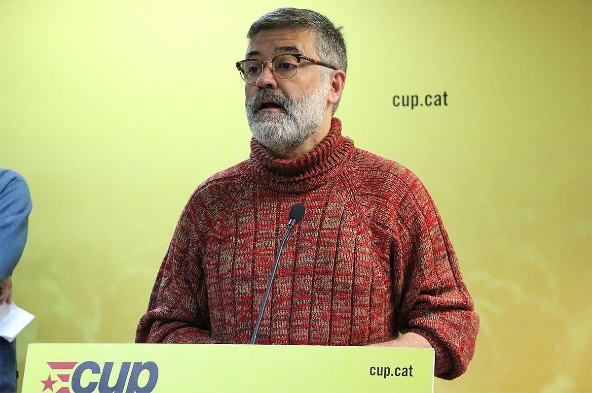 Carles Riera, diputat de la CUP
