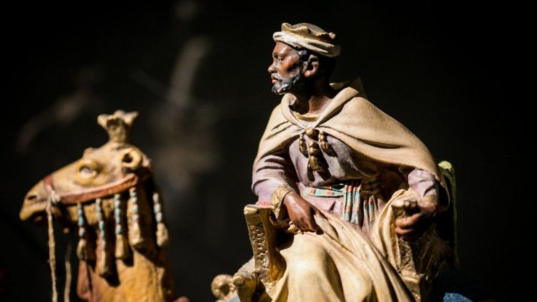 Una de les figures del pessebre tradicional que es podrà veure al Museu dels Sant d'Olot durant la Mostra d'enguany.