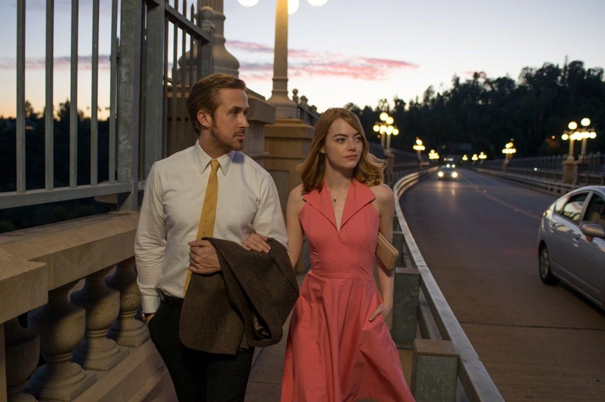 Ryan Gosling i Emma Stone, en una escena de «La La Land»