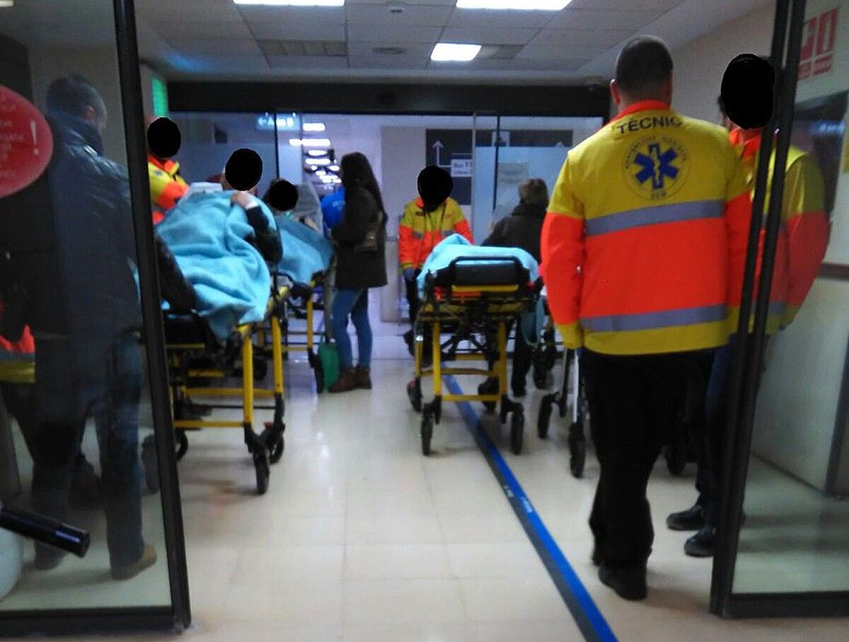 Passadissos plens a l'hospital de Martorell