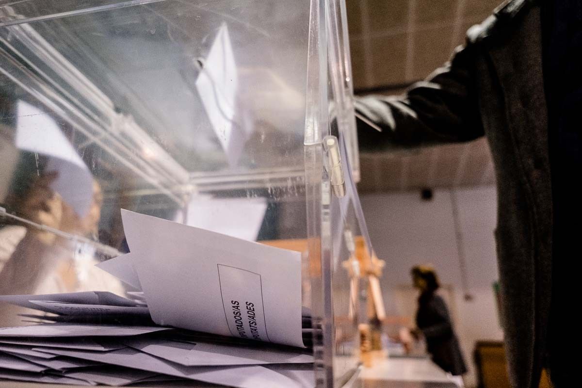 Un col·legi electoral en les últimes eleccions catalanes