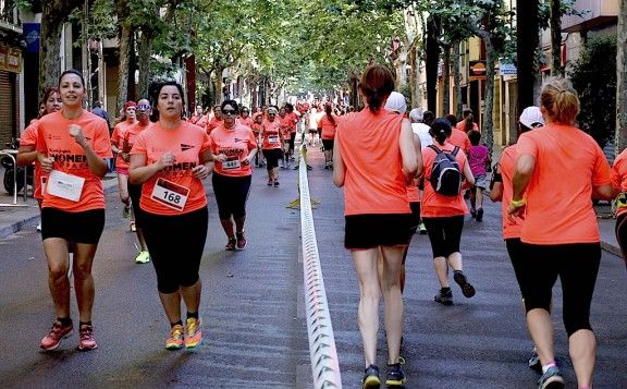 Corredores de la Women Race de Sabadell a la Rambla