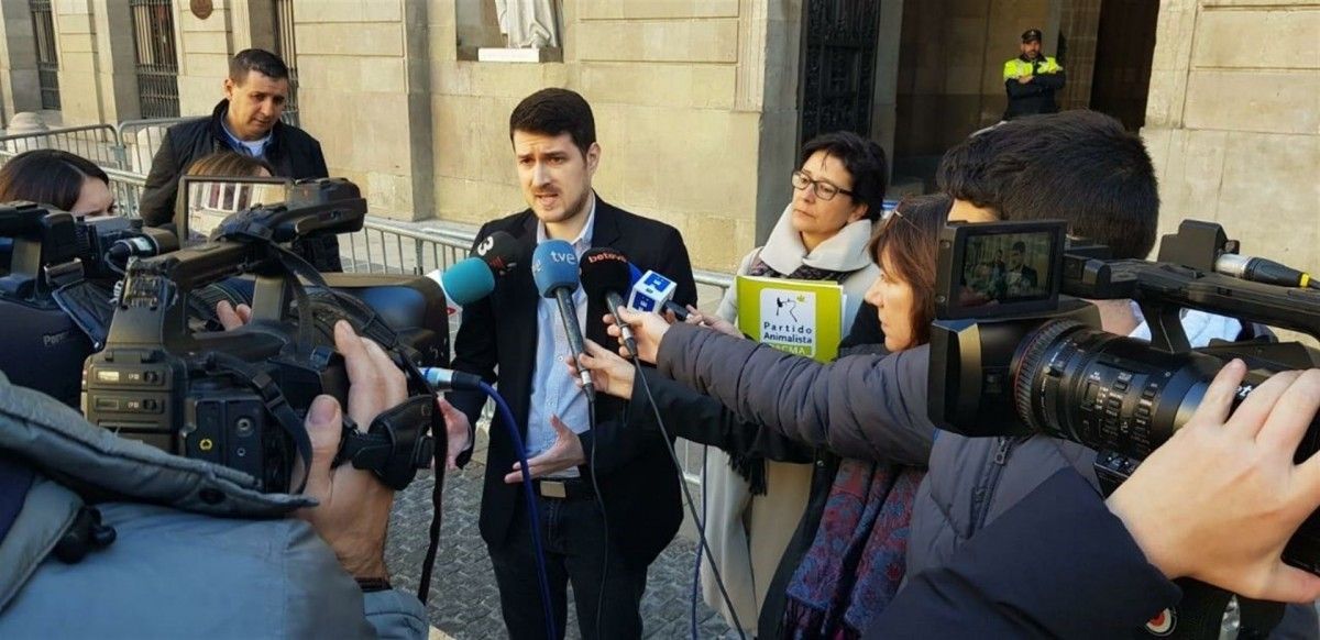 El portaveu de Pacma a Catalunya, Nacho Pascual