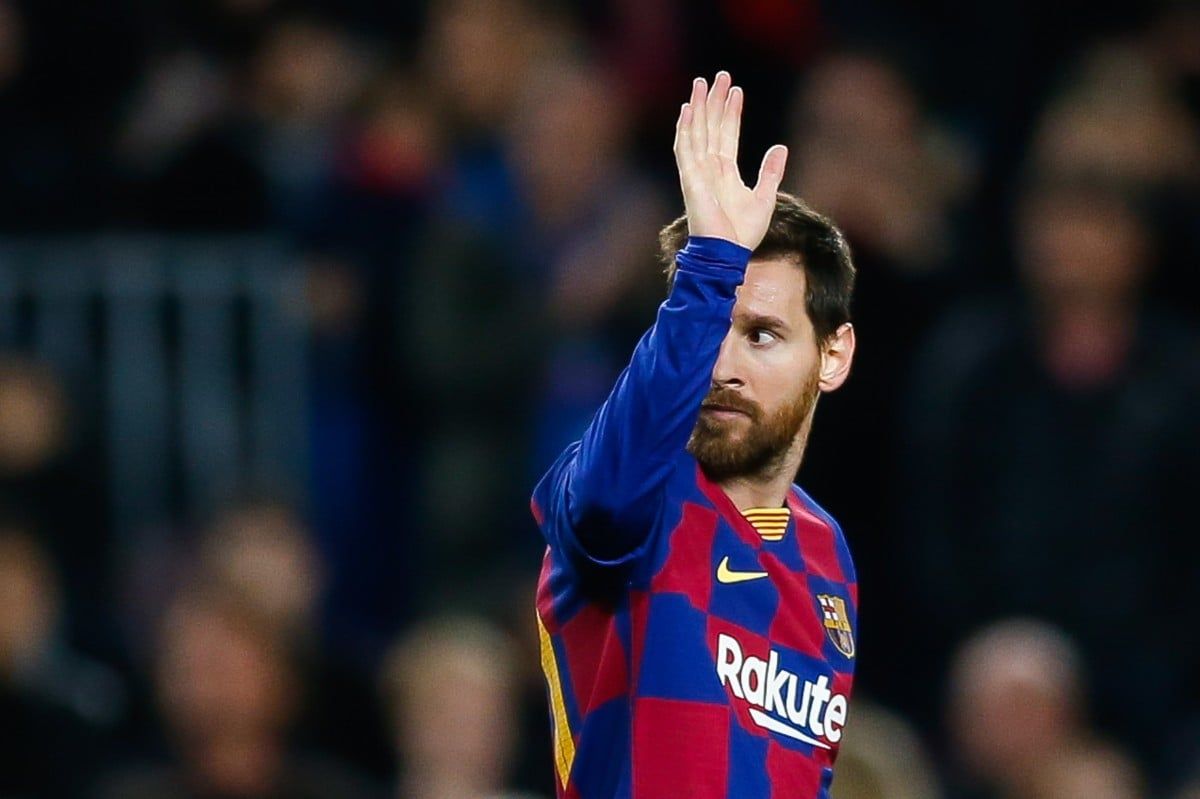 Leo Messi al Camp Nou.