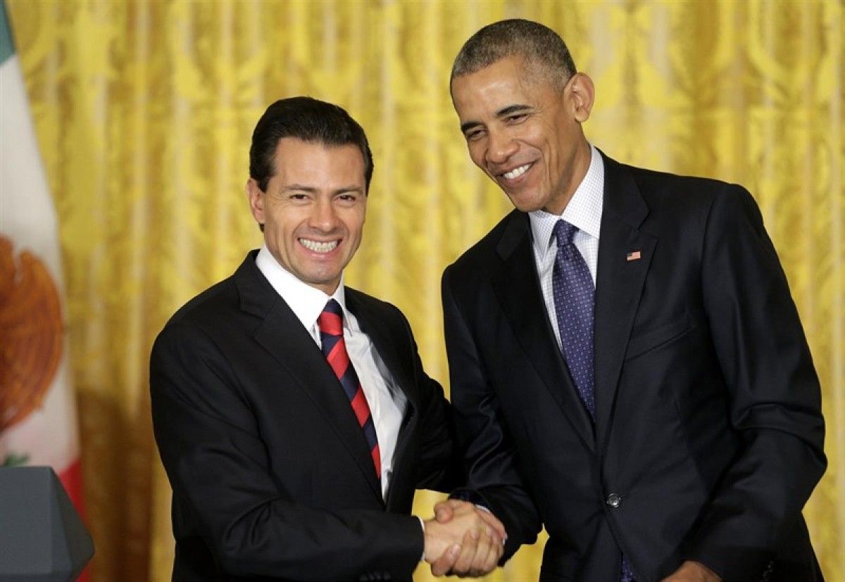 Una imatge de fa pocs mesos de Peña Nieto i Obama que ja forma part del passat