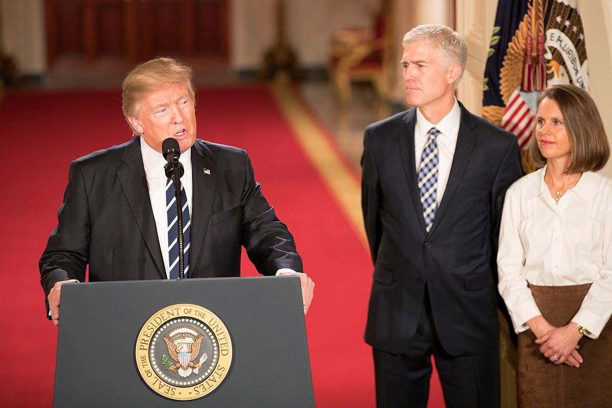 Donald Trump amb Neil Gorsuch