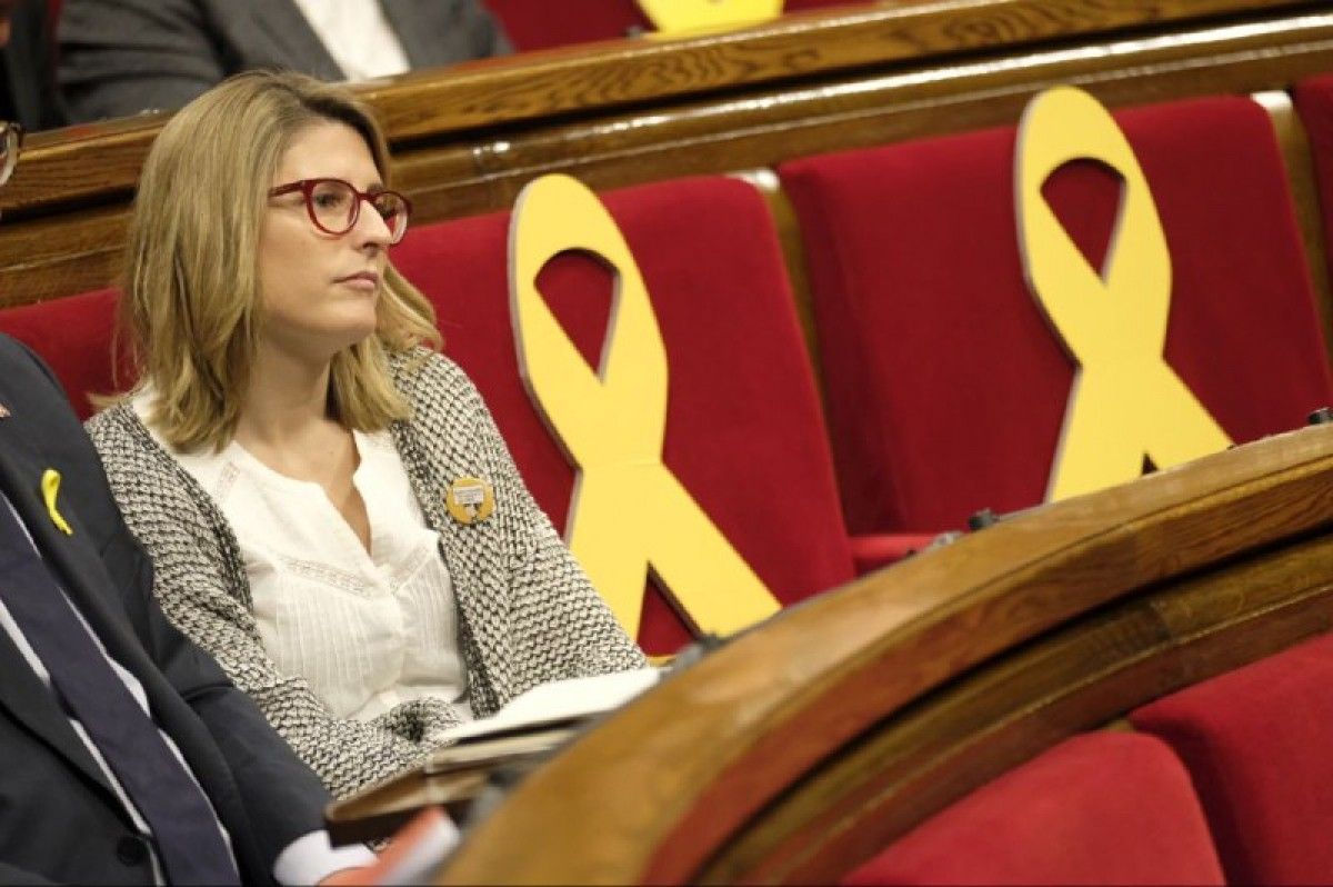 Elsa Artadi, durant un ple del Parlament d'aquesta legislatura