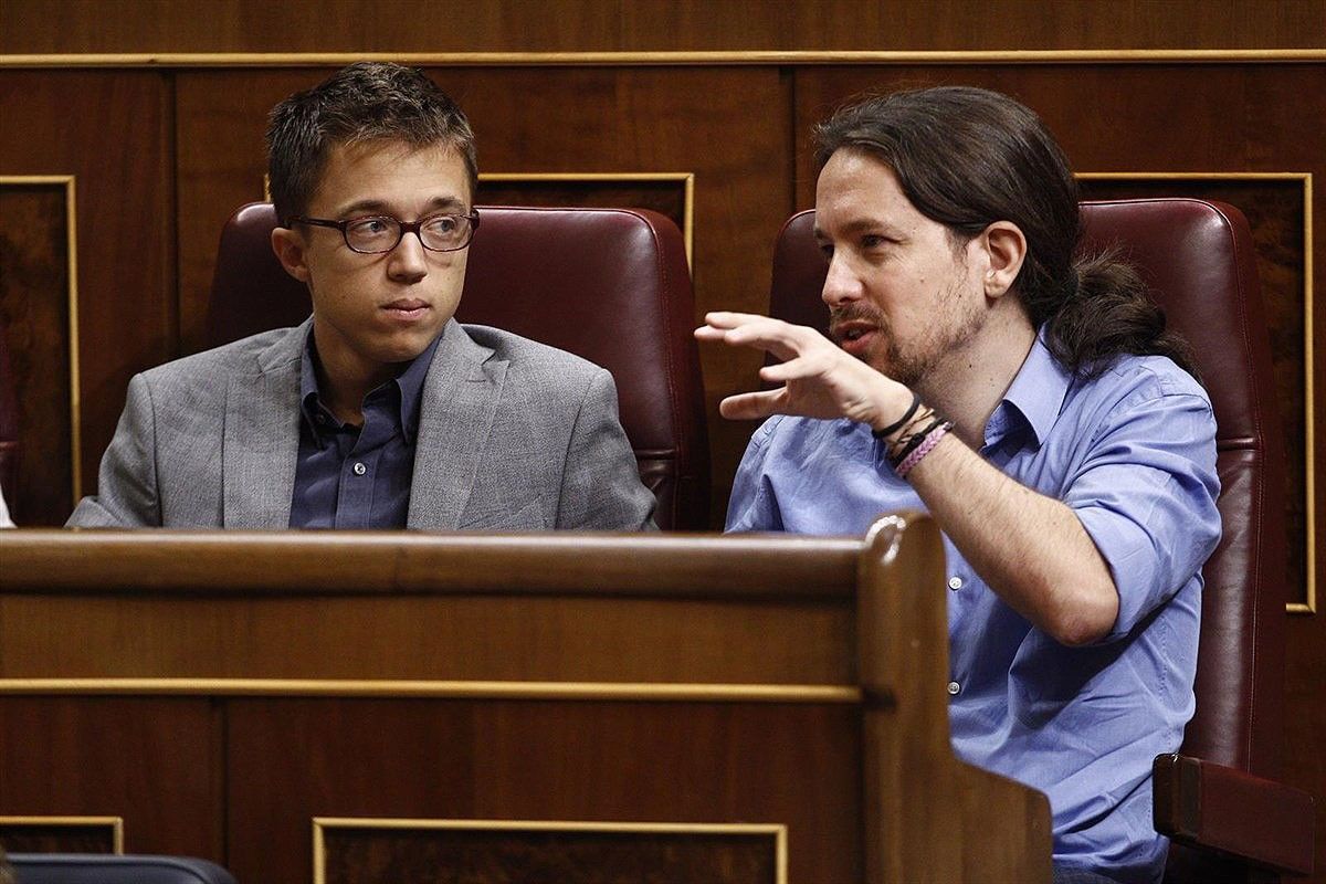 Íñigo Errejon i Pablo Iglesias, al Congrés
