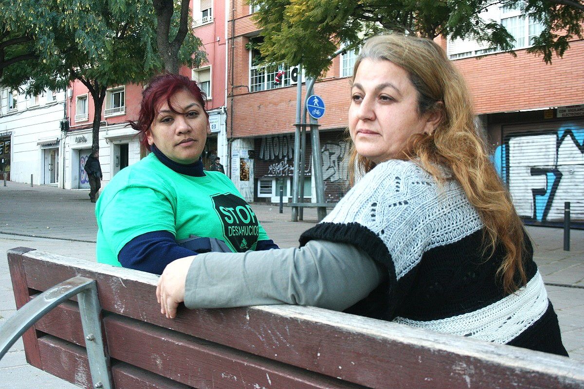Raquel Aparicio i Voski Balyan han patit desnonaments oberts