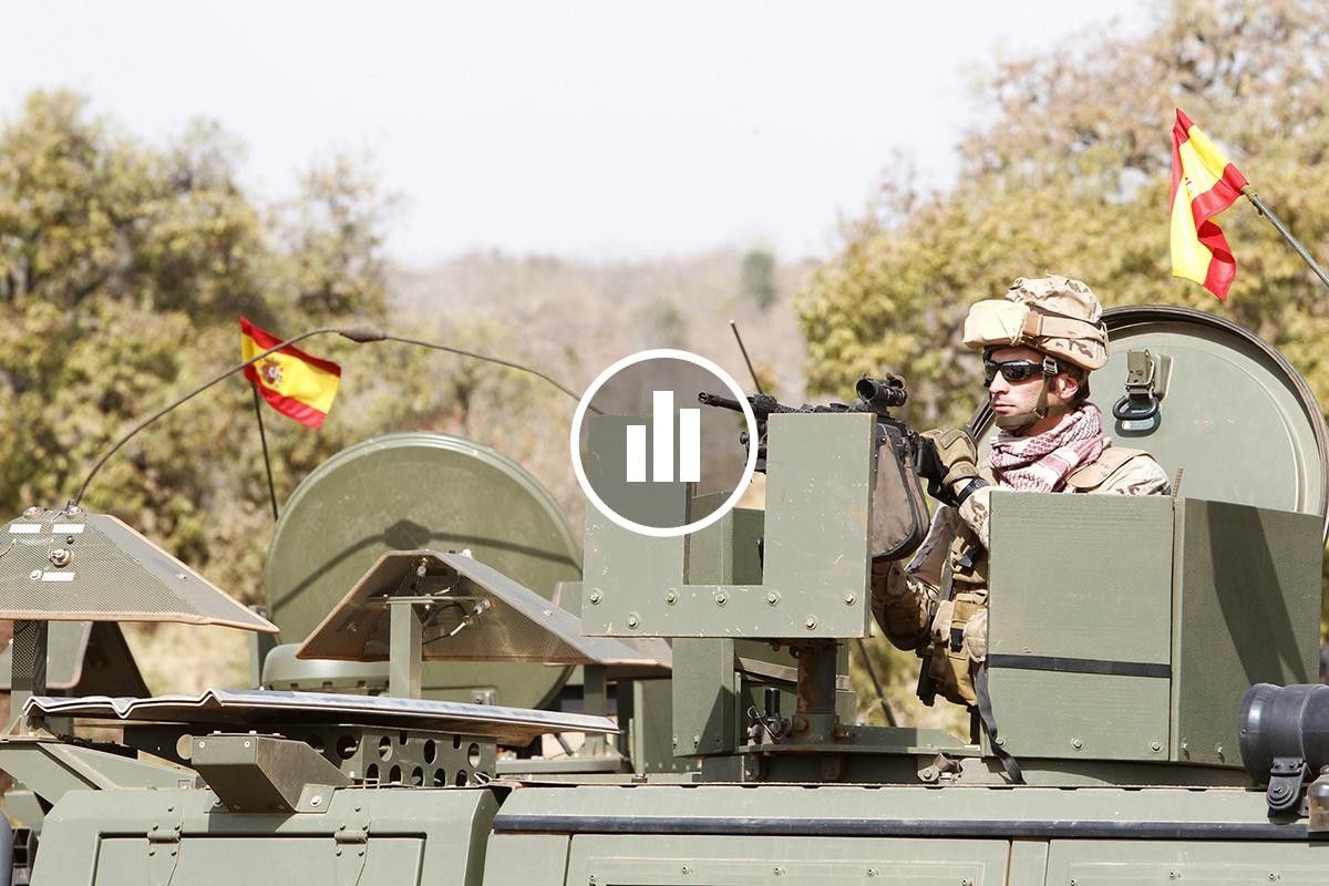 Un soldat espanyol en una missió a Mali
