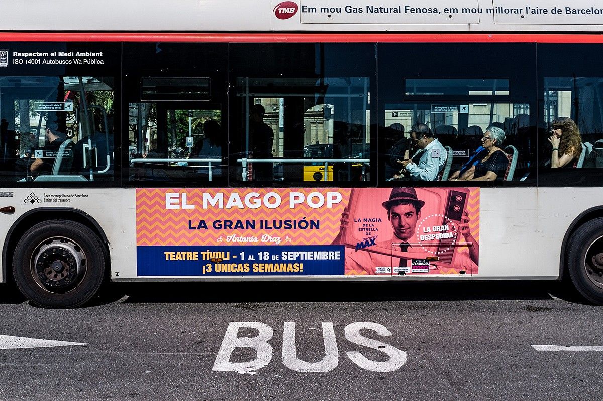 Un autobús a Barcelona 