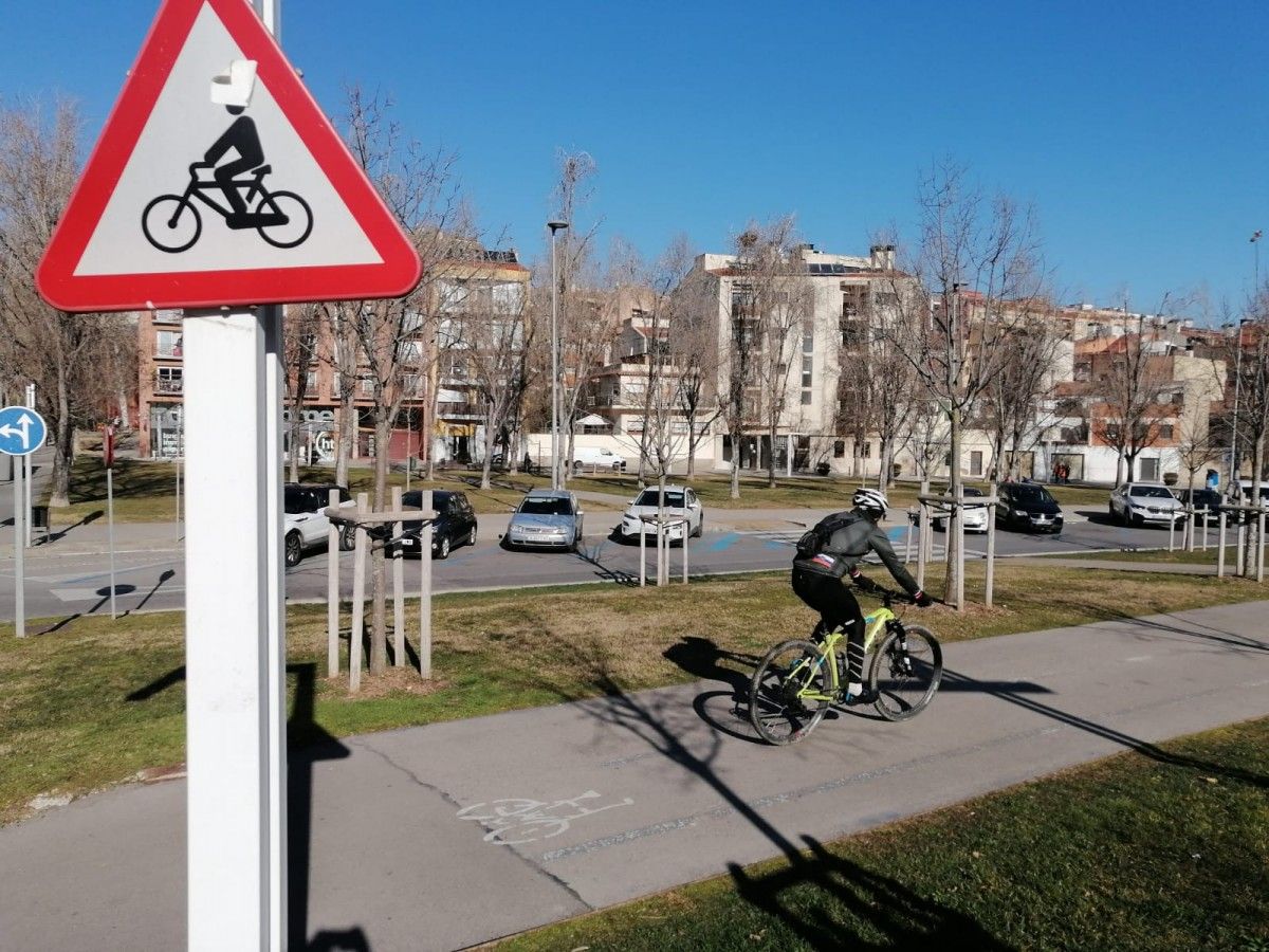 DADES La mobilitat en bicicleta a Sant Cugat es redueix en més d'un 90% des de l'inici del confinament 