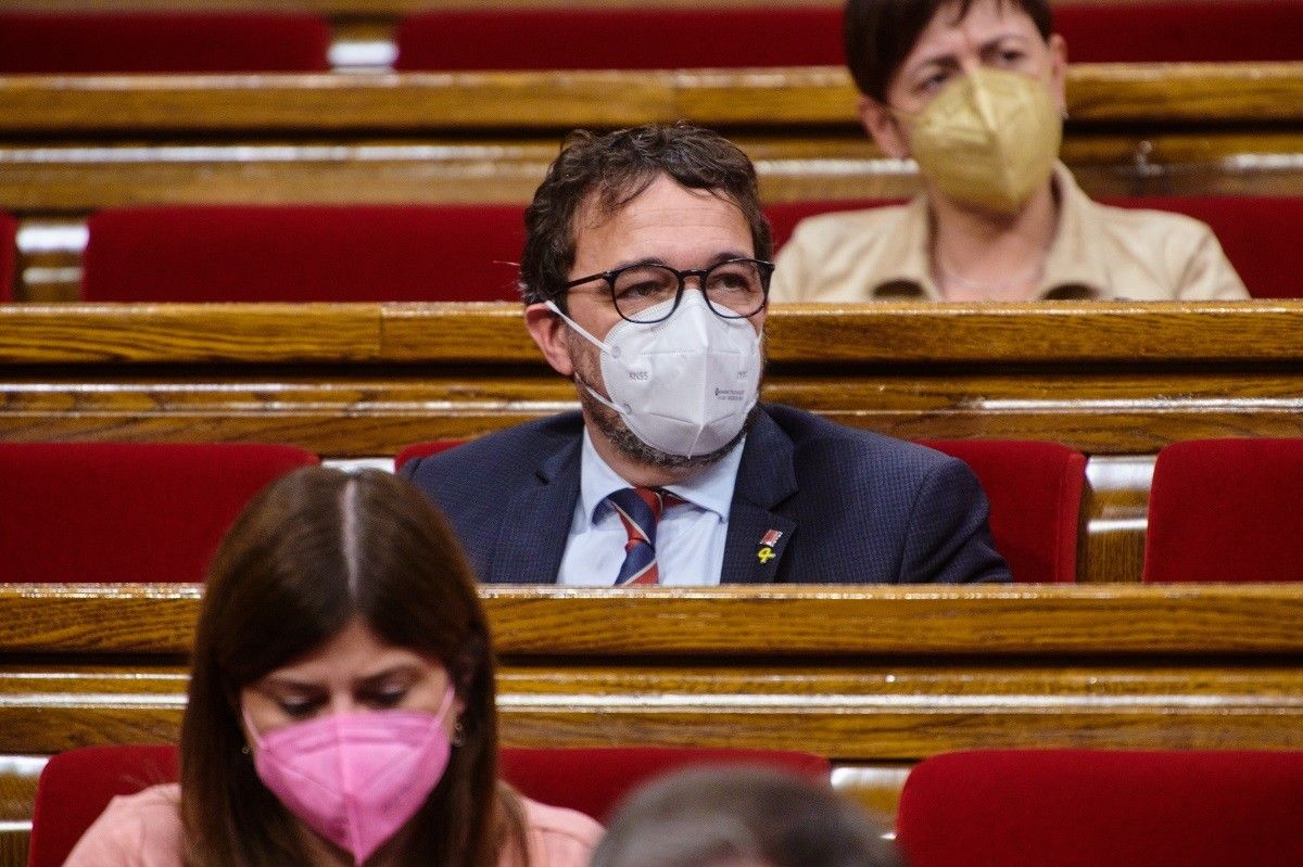 Josep Rius, al Parlament.