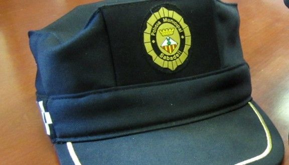 Gorra de la Policia Municipal de Sabadell.