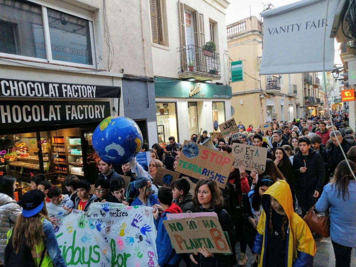 Una manifestació convocada per Fridays For Future Sant Cugat 