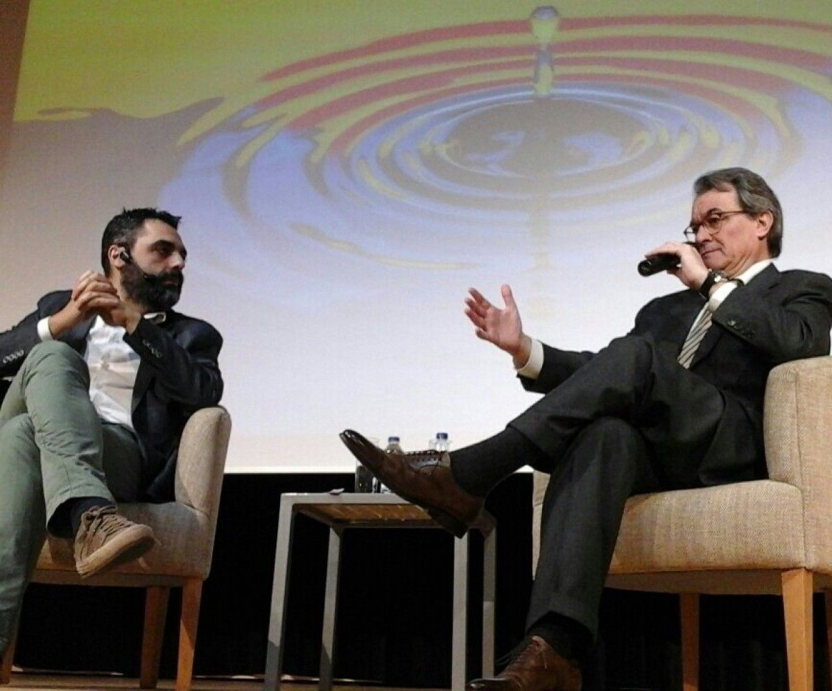 Artur Mas, en una conferència a Sabadell organitzada per l'ANC