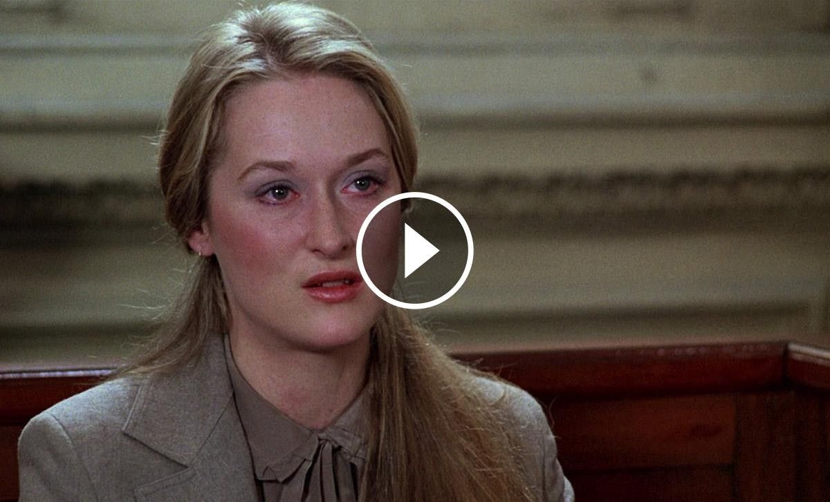 Meryl Streep, en un fotograma de «Kramer contra Kramer»