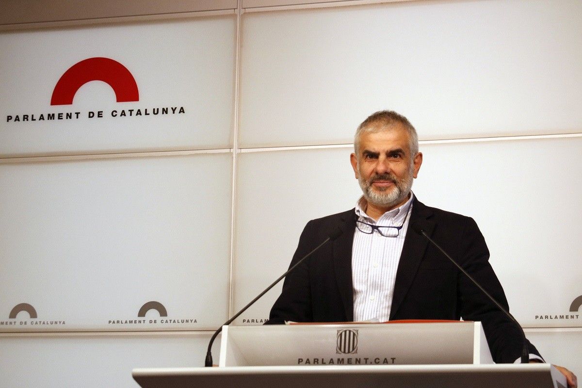 El portaveu de Ciutadans al Parlament, Carlos Carrizosa.