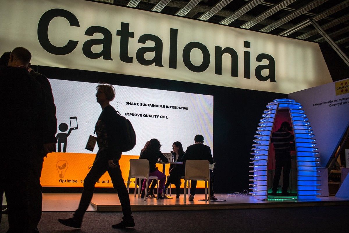 El pavelló de Catalunya al Mobile World Congress