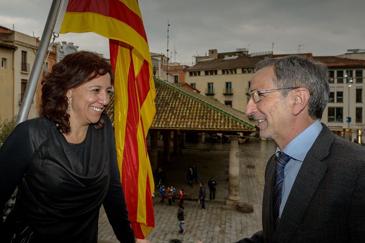 Anna Erra i Josep Mayoral, vicepresidenta i president de la Xarxa C-17