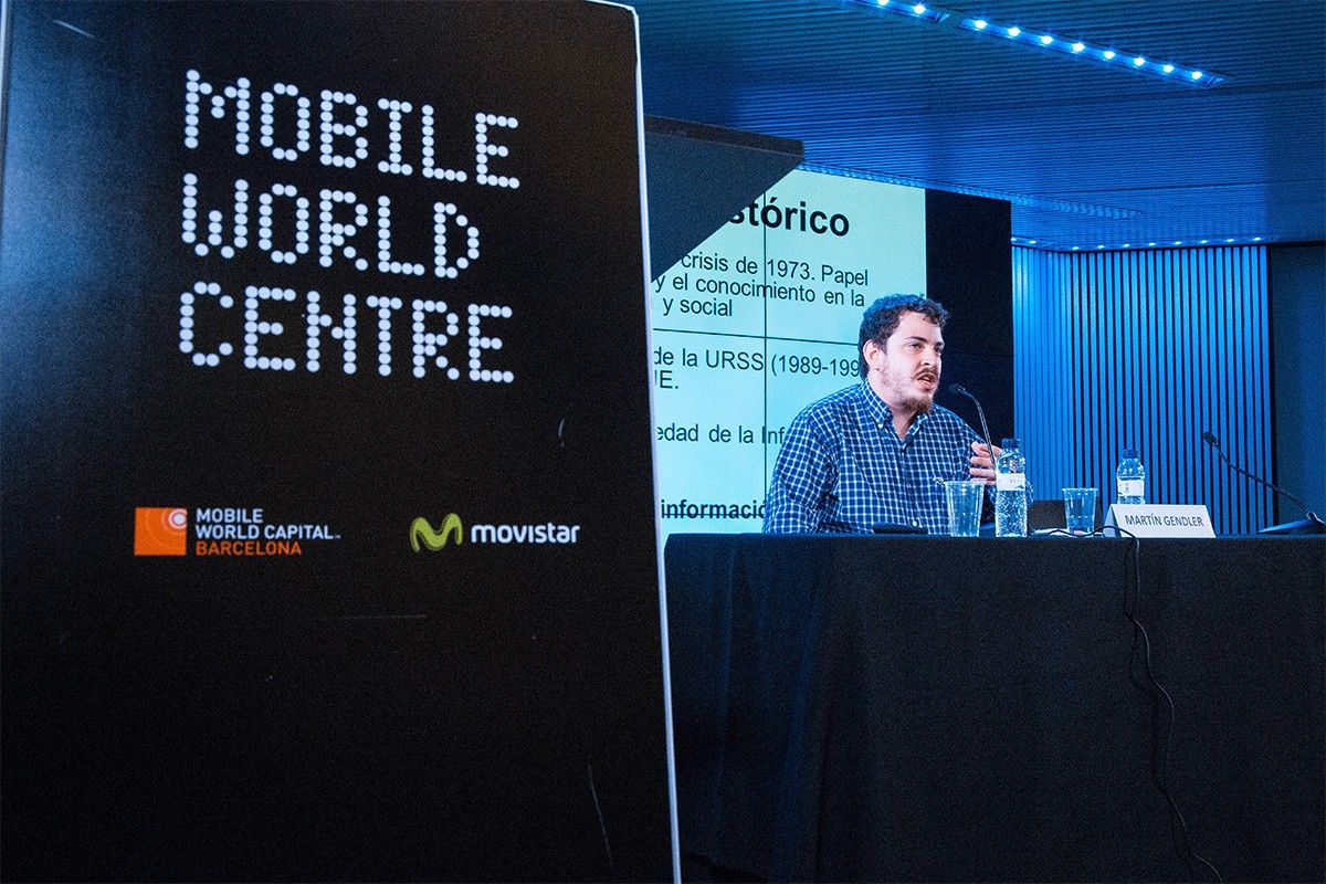 Martín Gendler al Mobile World Centre, de Barcelona