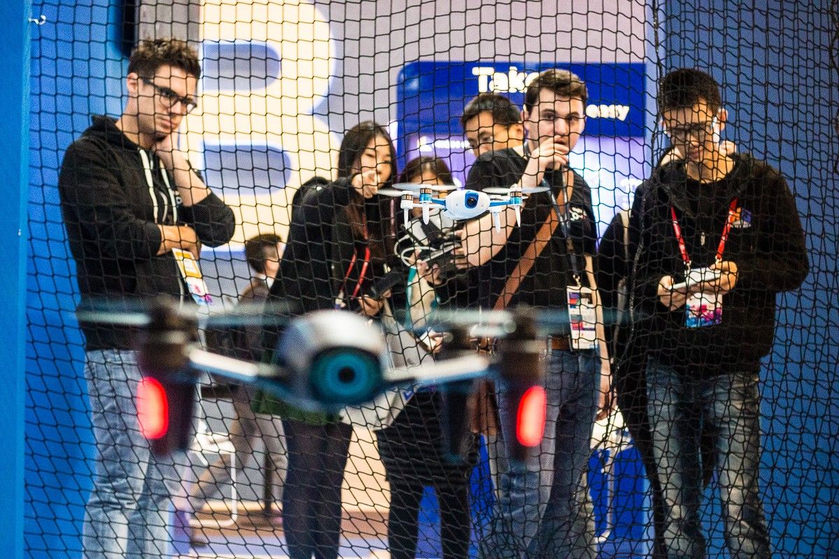 Els drons estan molt presents al pavelló NEXTech del Mobile World Congress