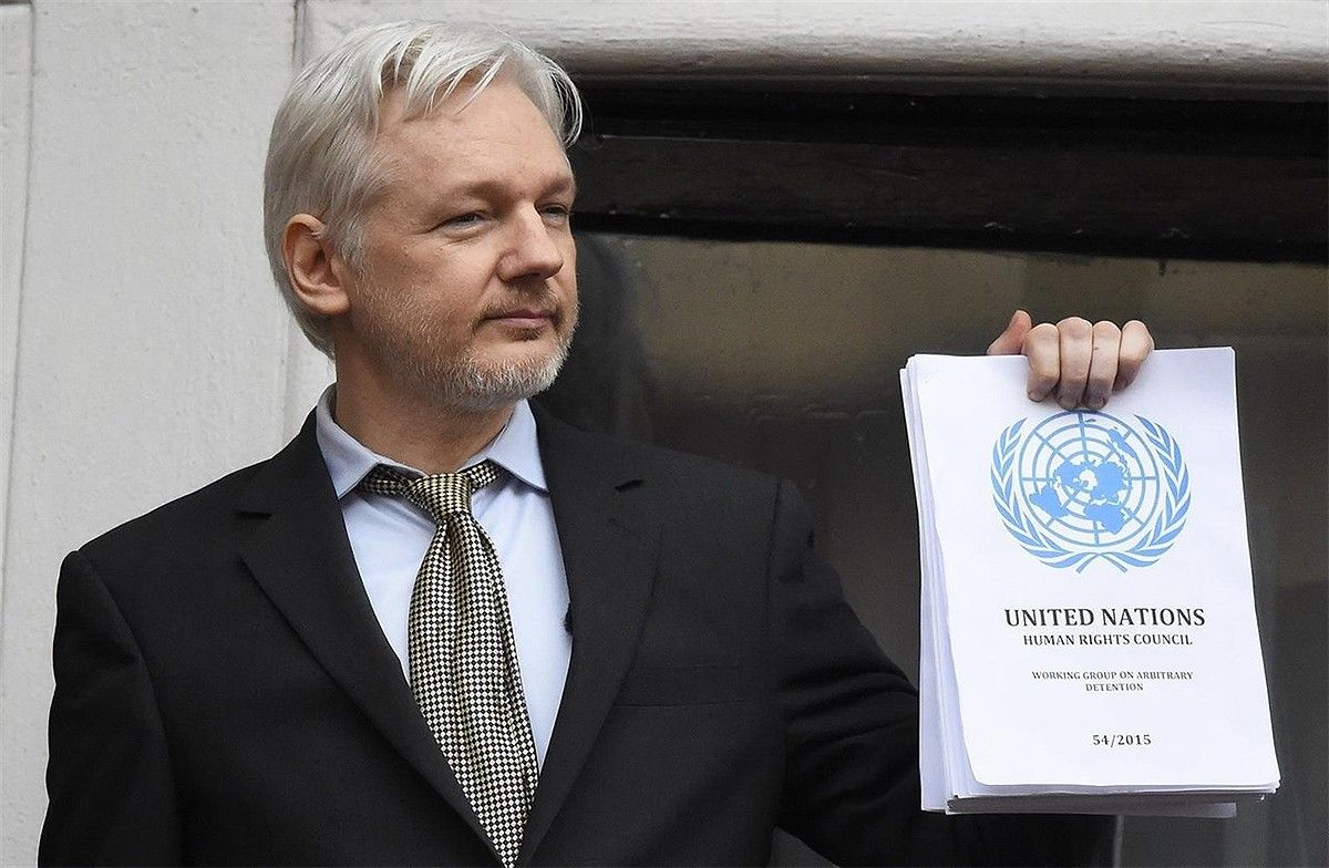 Julian Assange, en una imatge recent