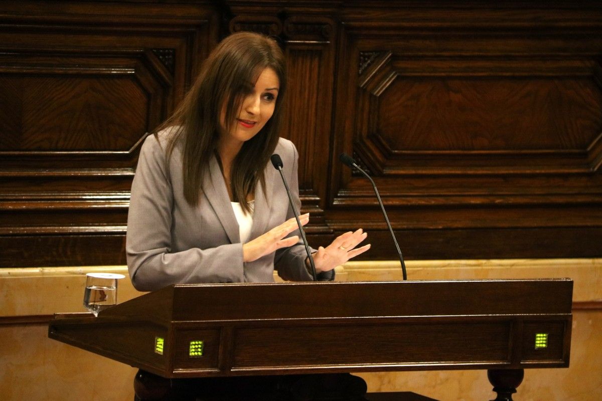 Lorena Roldán, diputada de Ciutadans, al Parlament