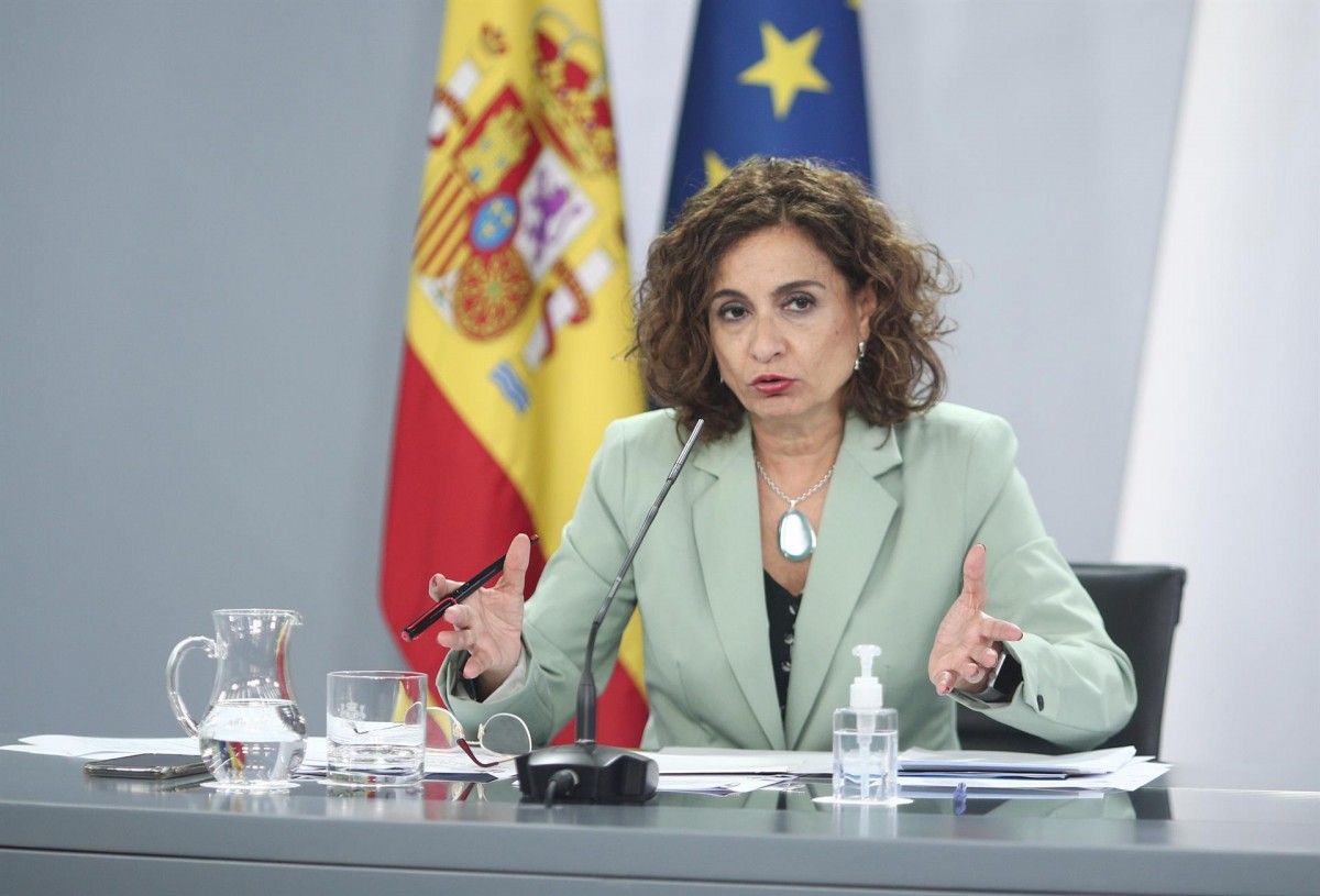 María Jesús Montero, ministra portaveu del govern espanyol, en una imatge d'arxiu.