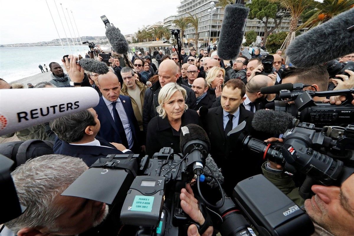 Marine Le Pen, un dels focus d'atenció a Europa