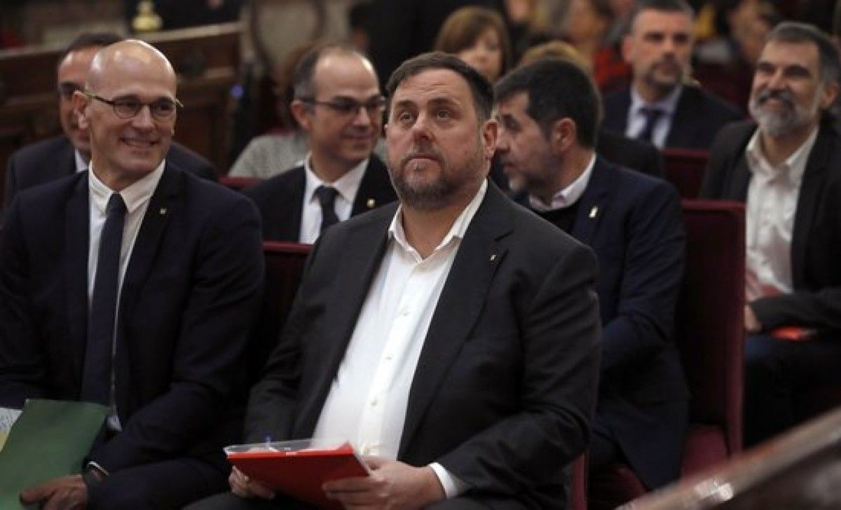 Oriol Junqueras i Raül Romeva, al banc dels acusats