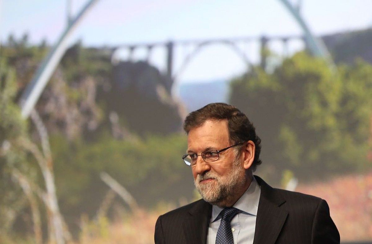 Mariano Rajoy, aquest dimarts al Palau de Congressos de Barcelona