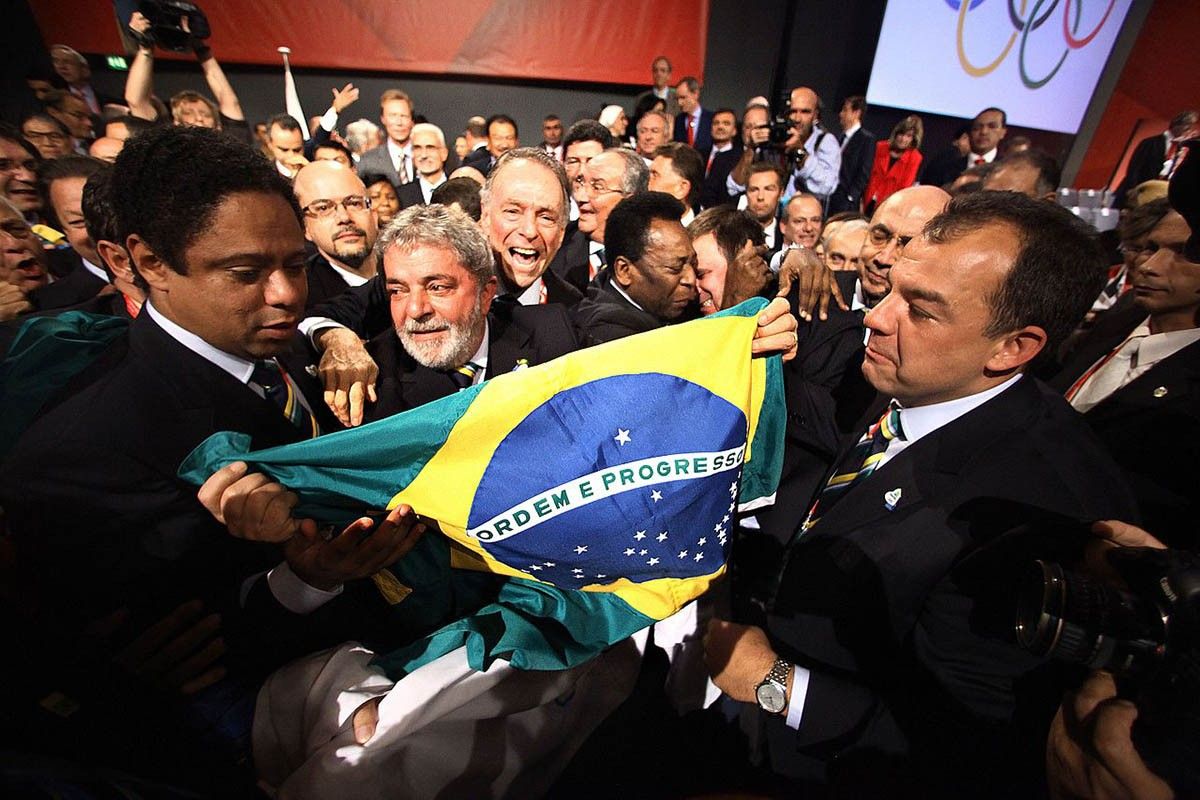Lula i Pelé celebren la victòria de la candidatura de Rio pels Jocs Olímpics de 2016.
