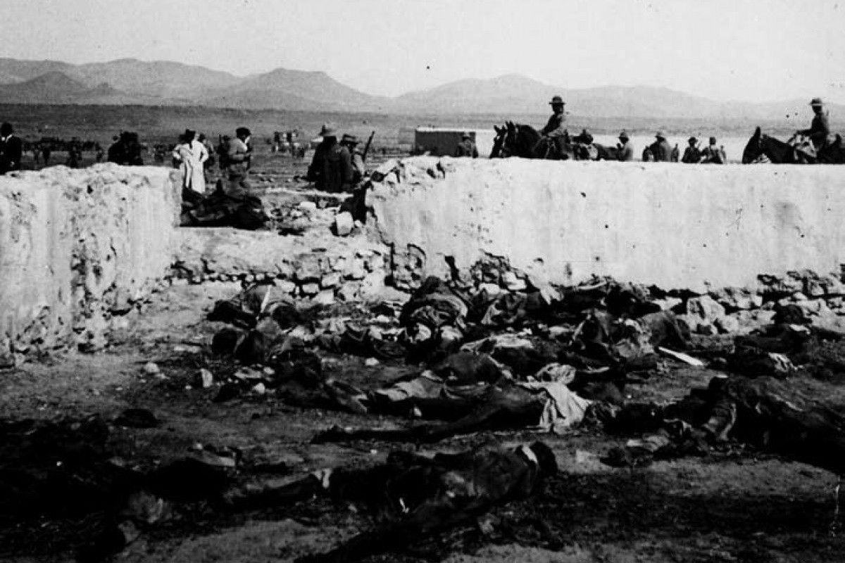 Cadàvers de soldats espanyols a Anuual.