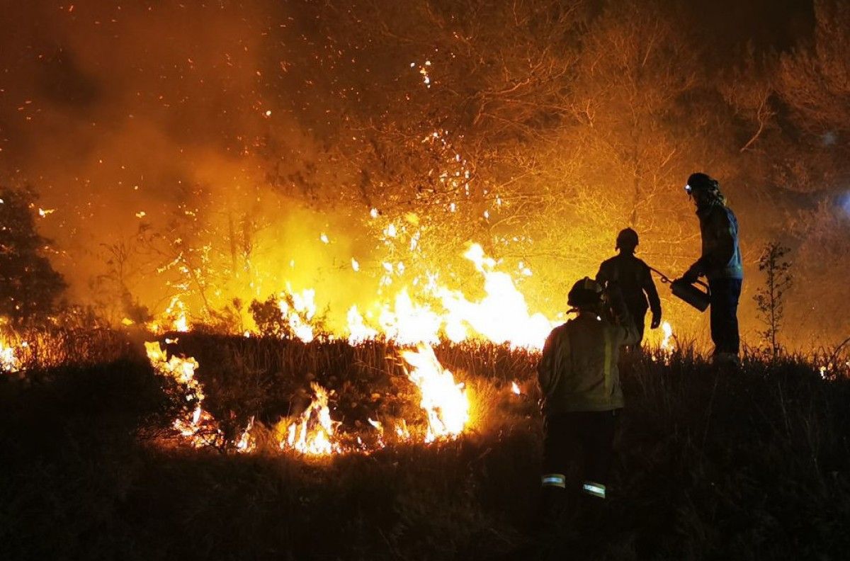 Incendi a Santa Coloma de Queralt el passat juliol