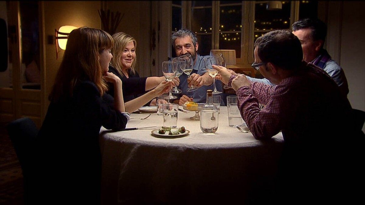 Els convidats a l'última entrega d'«El sopar» de TV3 amb Roger de Gràcia