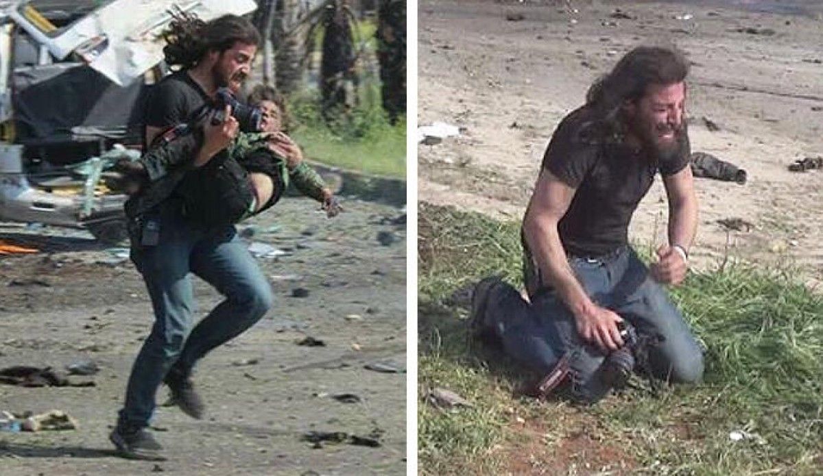 El fotoperiodista Abd Alkader plora desconsoladament per la massacre a Alep