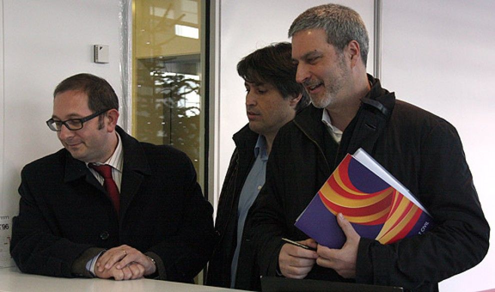 Rafael Arenas, José Rosiñol i Josep Ramon Bosch. 