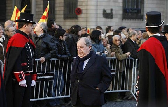 Lluís Prenafeta, entrant al Palau el dia de la presa de possessió d'Artur Mas