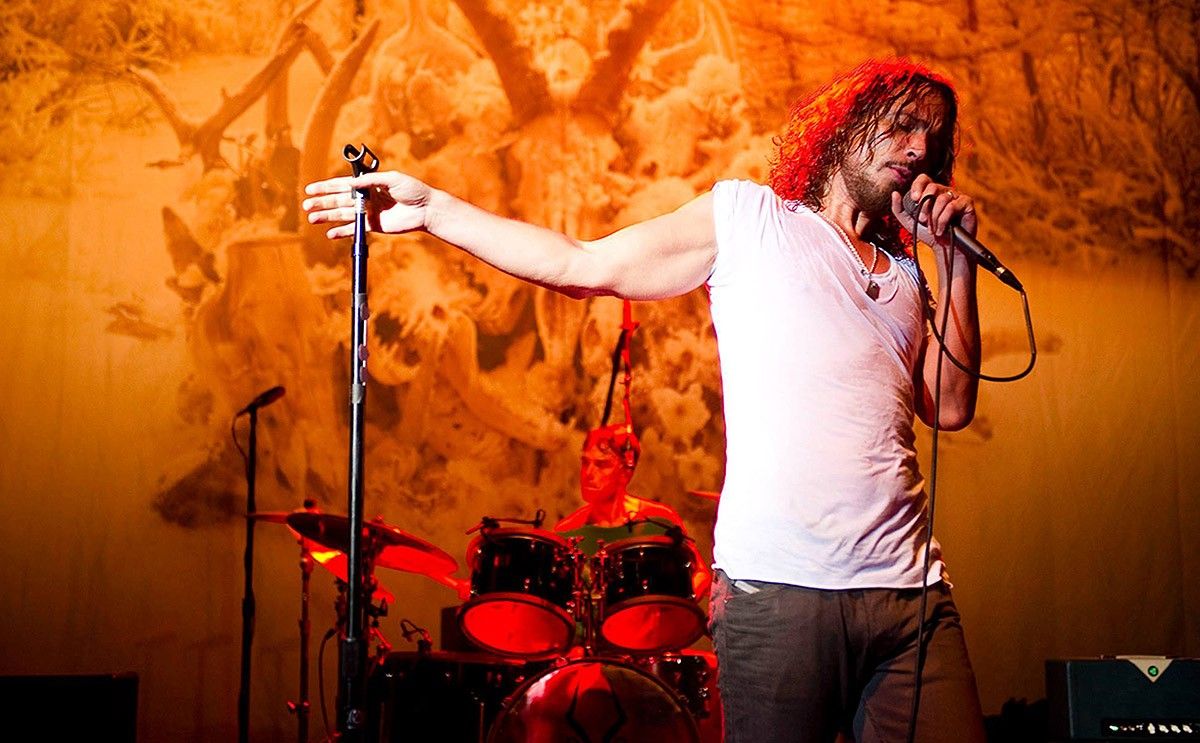 Chris Cornell, en un dels darrers concerts de Soundgarden