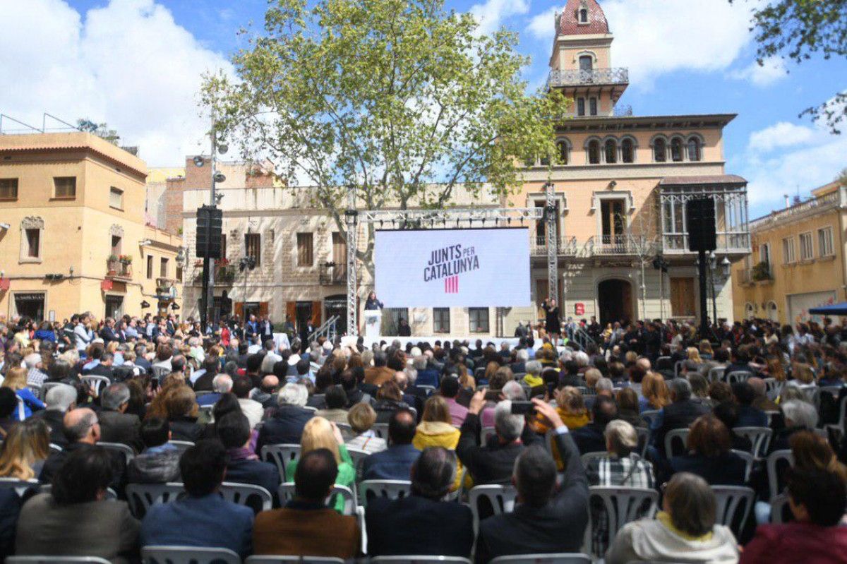 Acte de precampanya de Junts per Catalunya a Barcelona