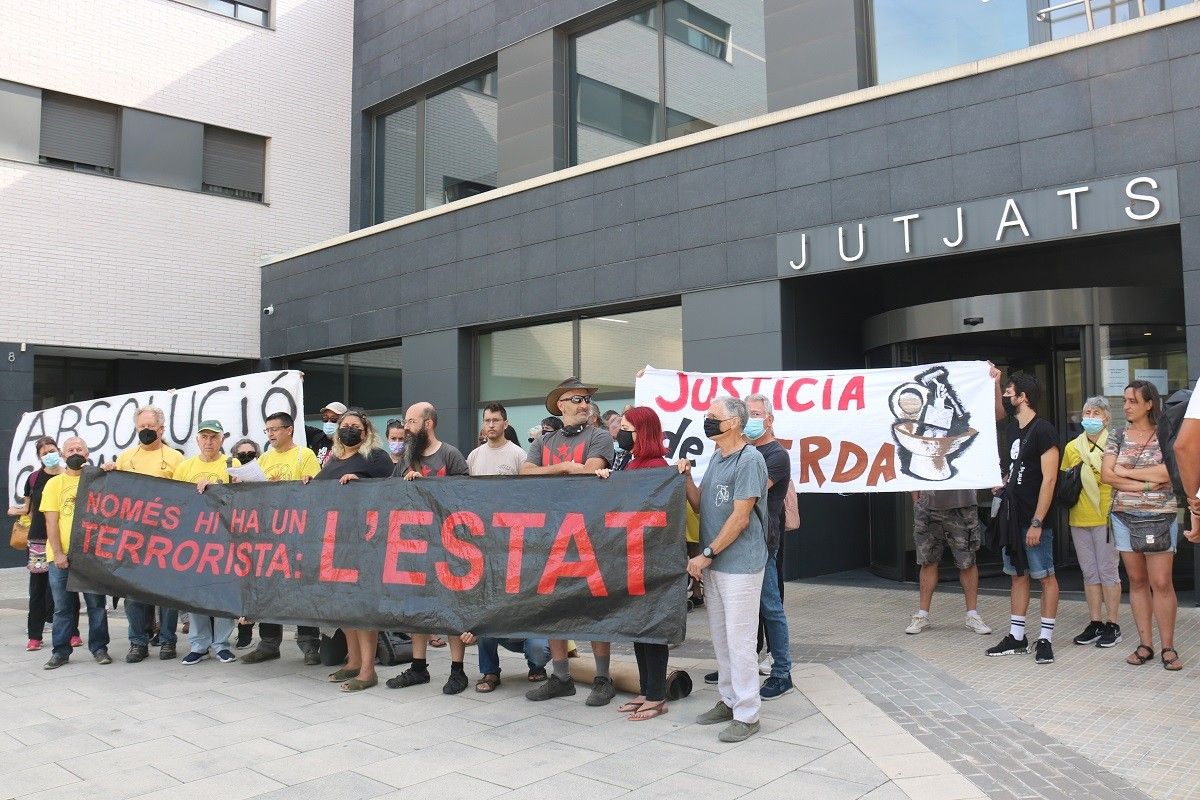 Els encausats del 23-S als jutjats de Mollet del Vallès, aquest dimarts