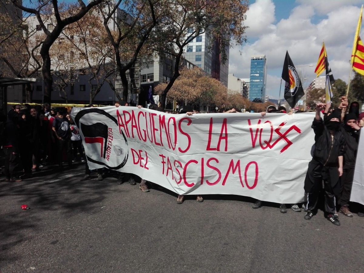 Una imatge de la manifestació del 30 de març