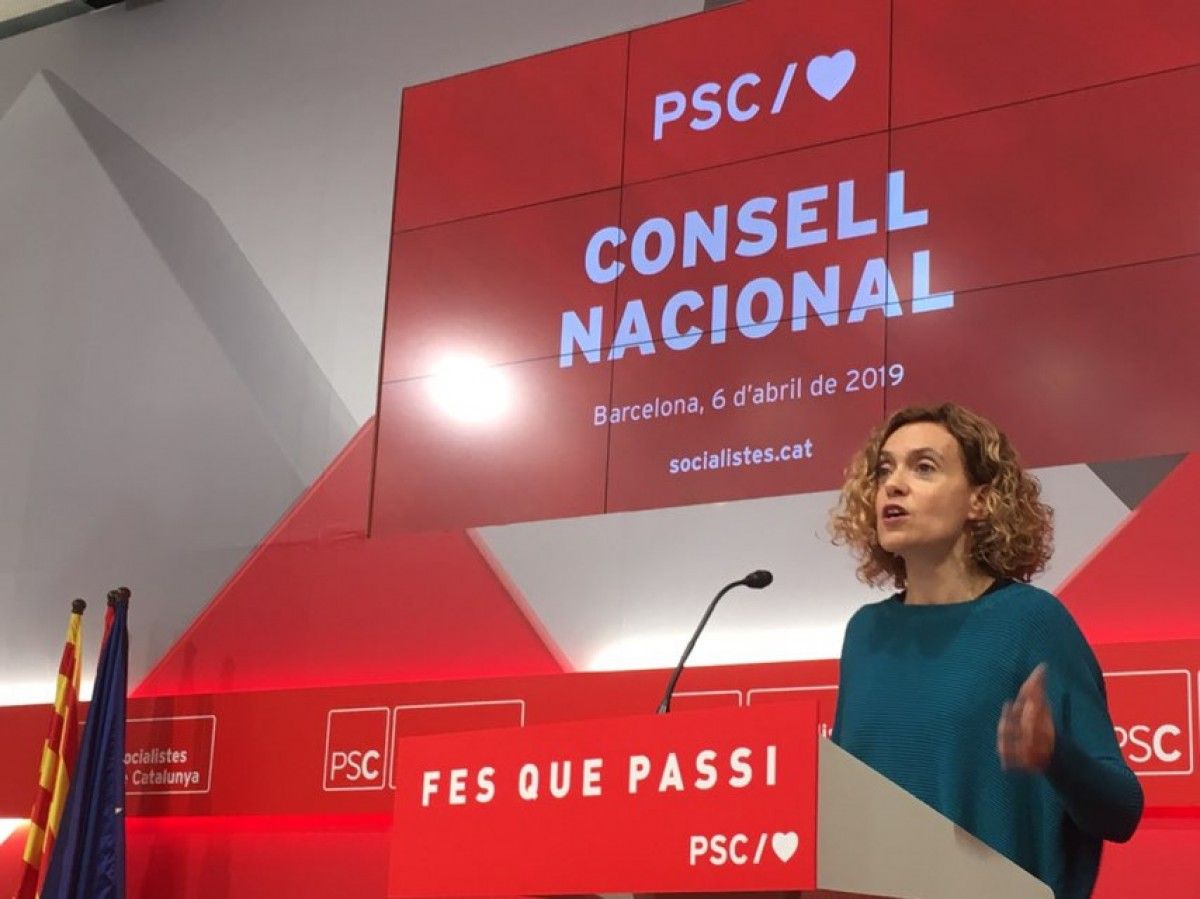 La ministra i candidata del PSC a les eleccions del 28-A, Meritxell Batet