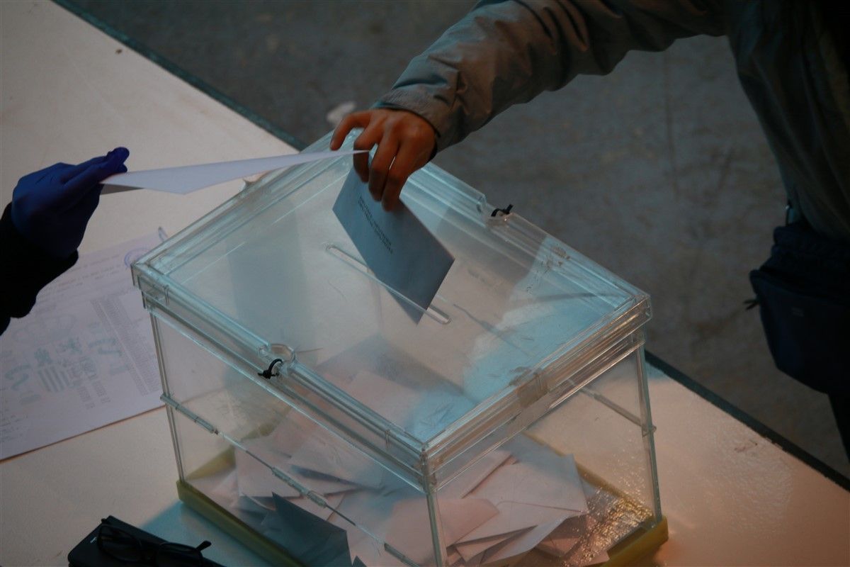 Una urna de les últimes eleccions catalanes