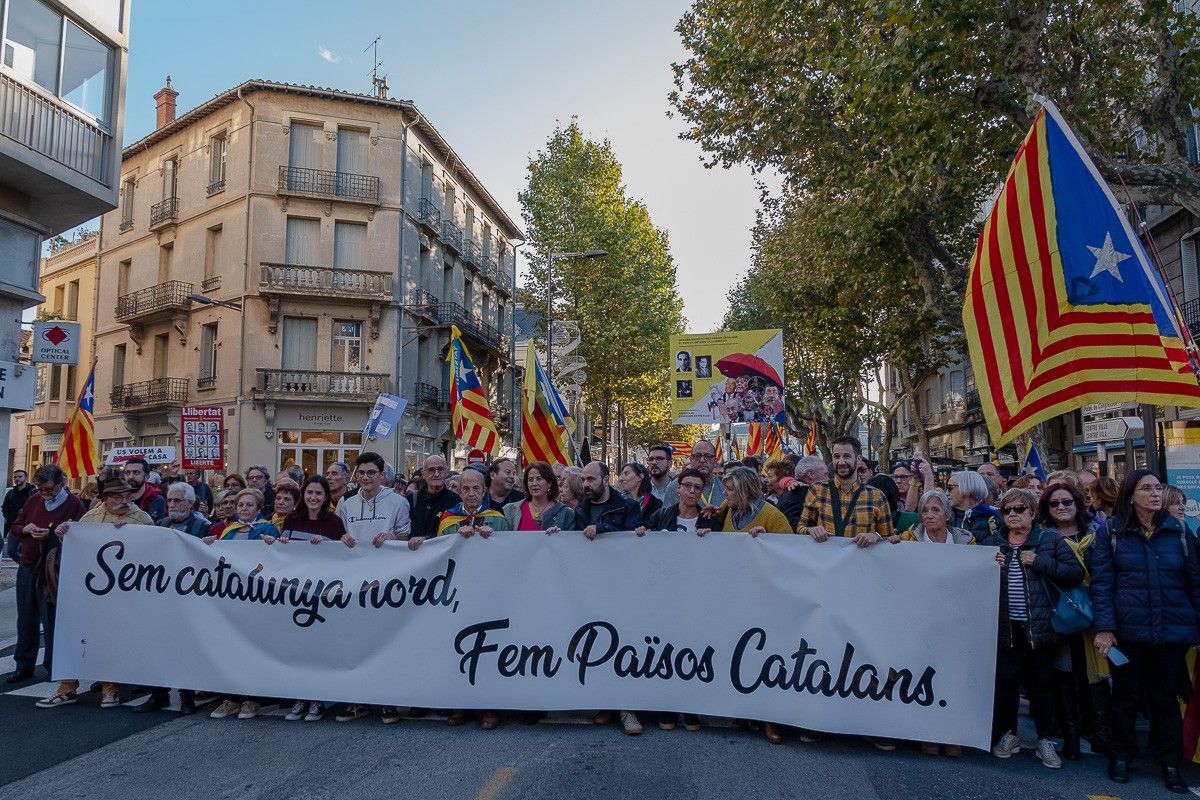 Manifestació a Perpinyà per reivindicar els Països Catalans